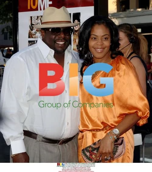 Cedric the Entertainer and wife at 'Talk to Me' screening