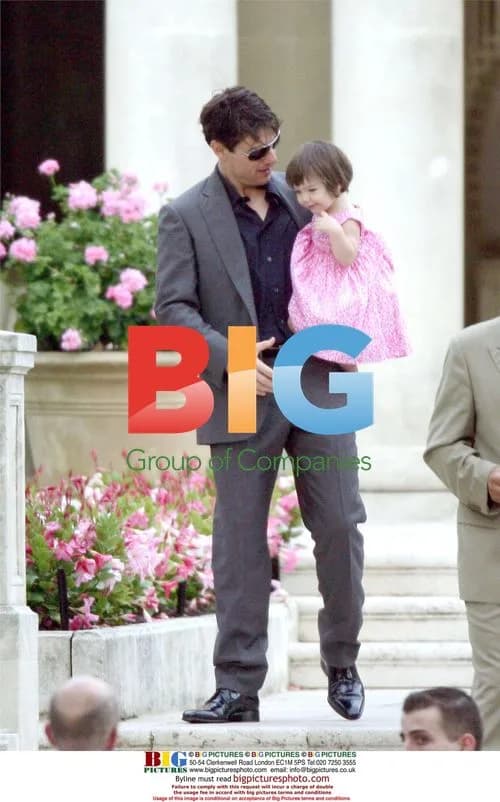 Tom Cruise and Suri Leaving Eden Roc