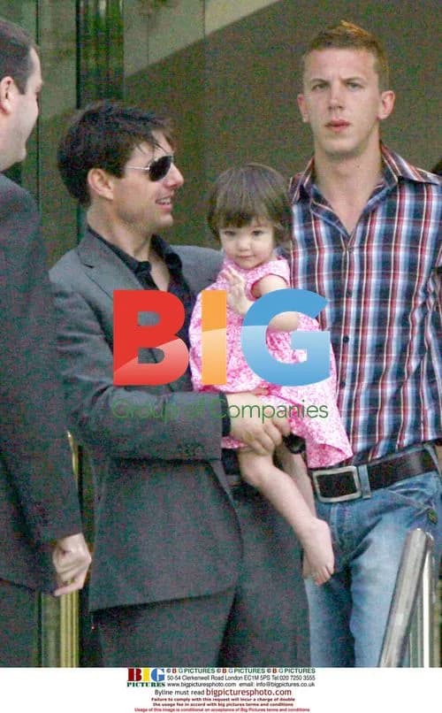 Tom Cruise and Suri leaving Eden Roc