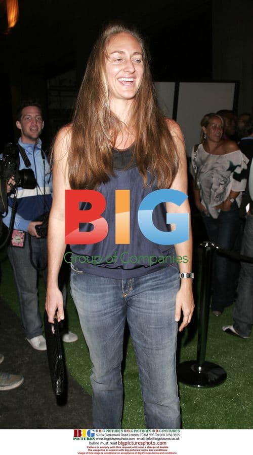 Mary Pierce leaves Wimbledon party in London