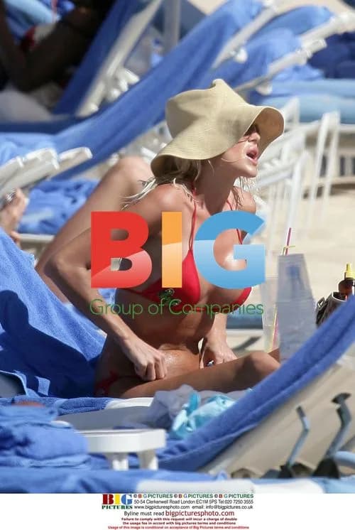 Victoria Silvstedt and Chris Wragge in St Barth
