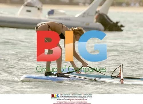 Gisele Bundchen Tries Windsurfing in Saint Barthlmy