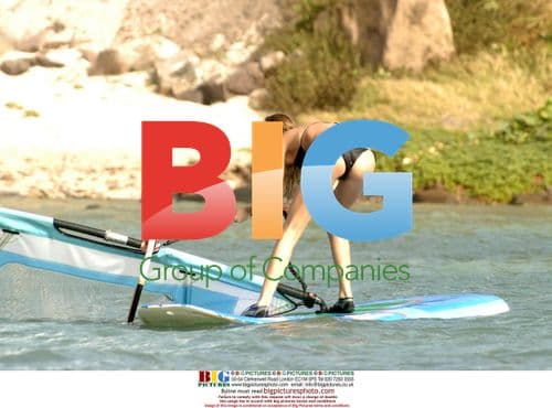 Gisele Bundchen Tries Windsurfing