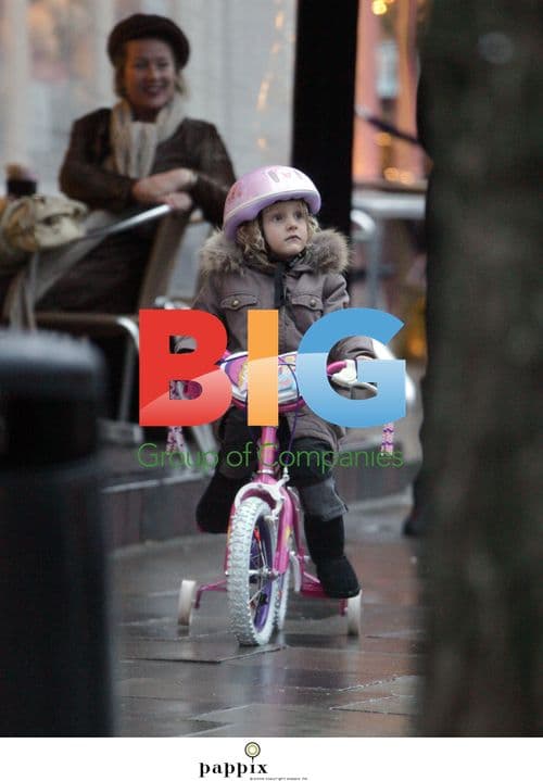 Misty Kyd rides bike in North London