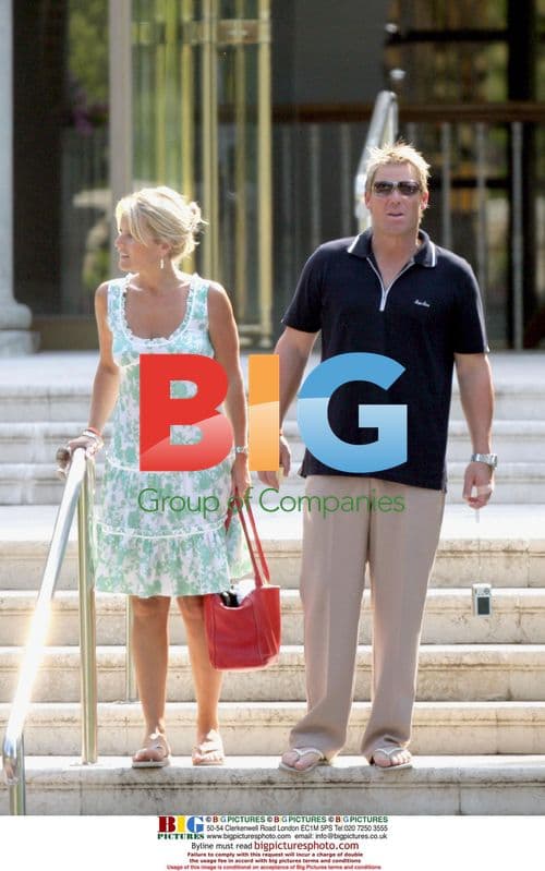 Guests leave James Packer and Erika Baxter's wedding