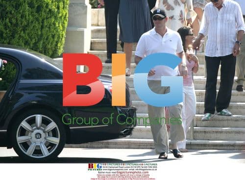 Guests leave James Packer and Erika Baxter's wedding