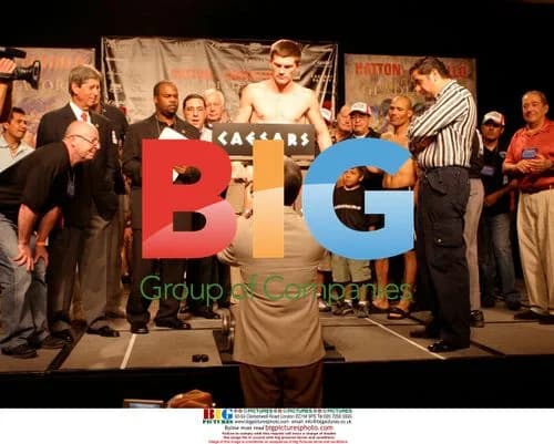 Ricky Hatton and Jose Luis Castillo at weigh-in