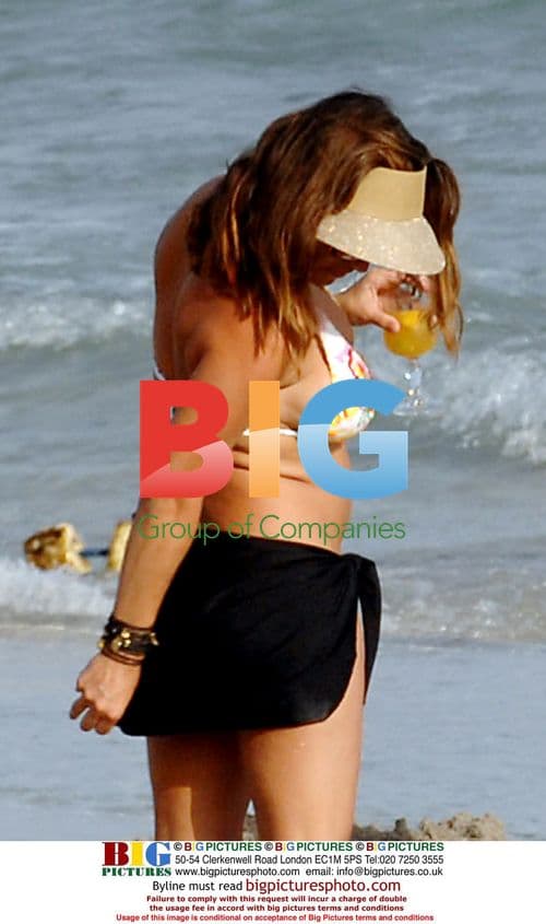 Frank Lampard and Elen Rives with Kids in Spain