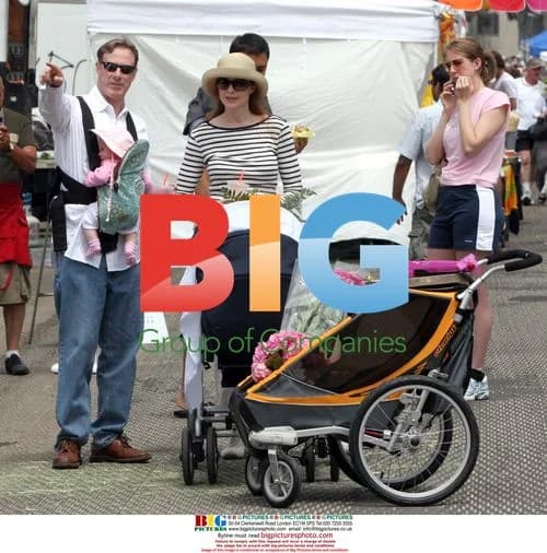 Marcia Cross Tries On Hats at Farmer's Market