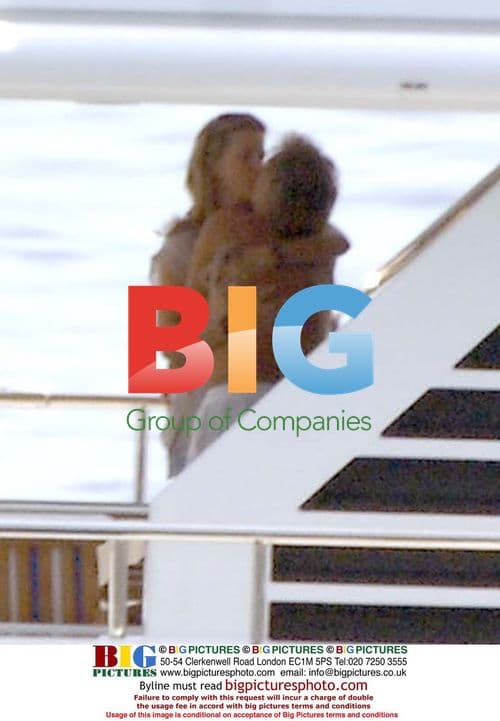 Rod Stewart and Penny Lancaster Honeymoon on Yacht