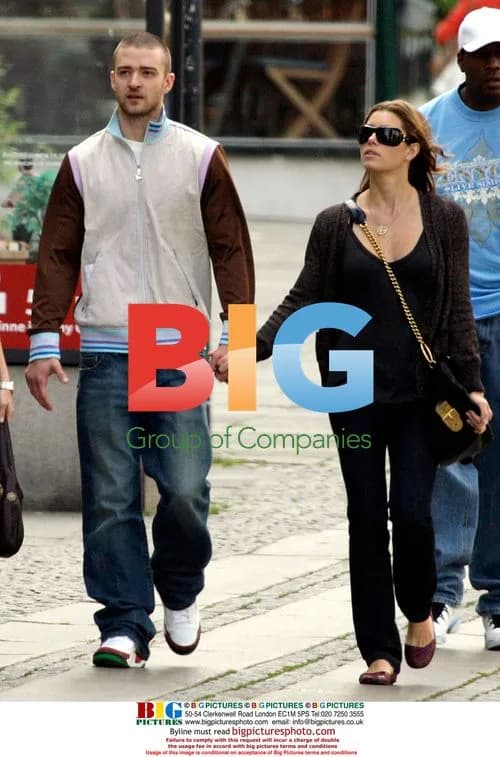 Justin Timberlake and Jessica Biel hold hands in Copenhagen