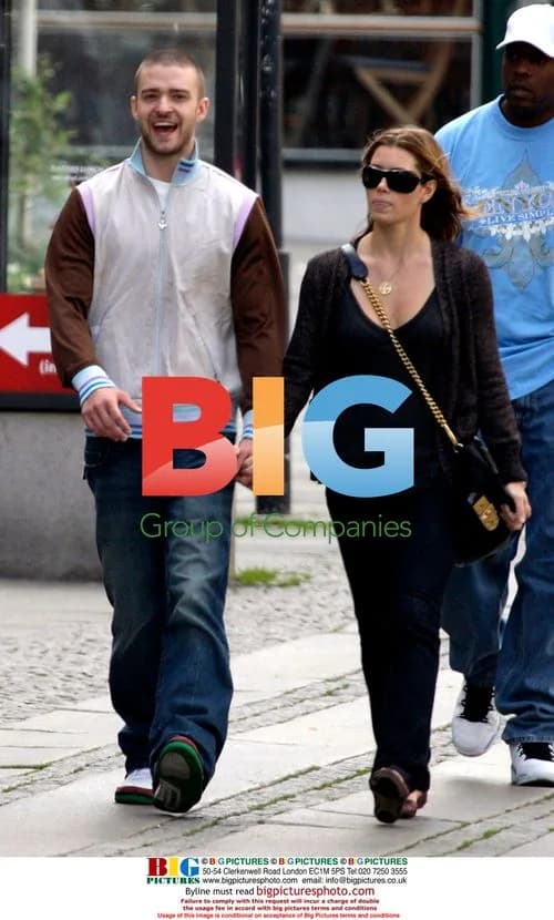 Justin Timberlake and Jessica Biel hold hands in Copenhagen