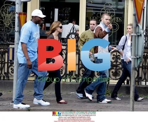 Justin Timberlake and Jessica Biel in Copenhagen