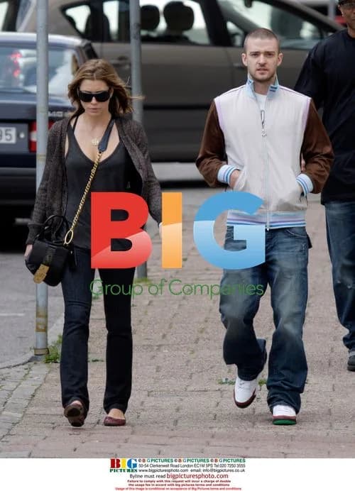 Justin Timberlake and Jessica Biel hold hands in Copenhagen