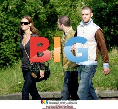 Justin Timberlake and Jessica Biel hold hands in Copenhagen