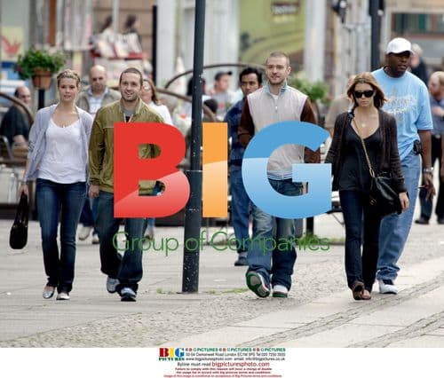 Justin Timberlake and Jessica Biel in Copenhagen