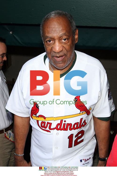 Bill Cosby at Phillies vs Cardinals Game
