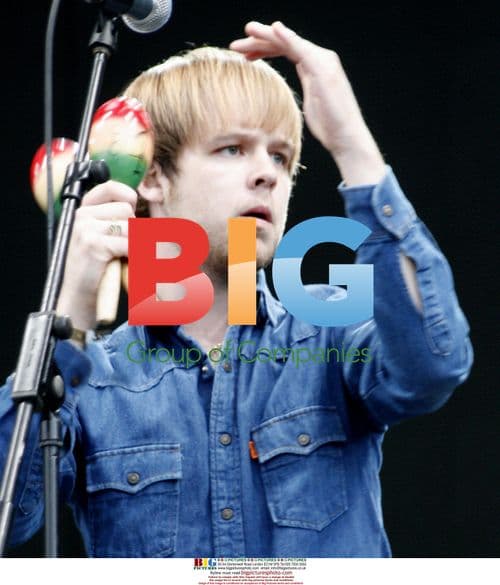 The Coral on stage at Knowsley Music Festival