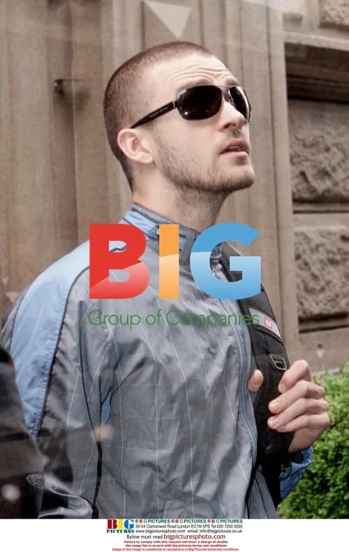 Justin Timberlake and Mom Leave Hotel in Sweden