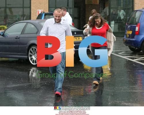 Kerry Katona and Mark Croft out shopping