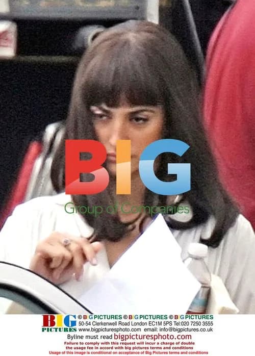 Penelope Cruz on the set of 'Elegy' in Vancouver