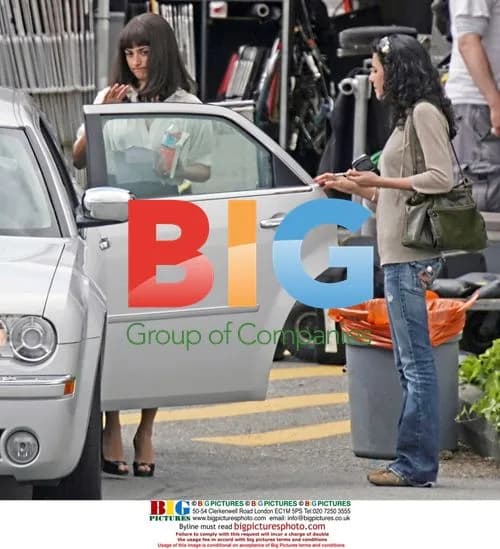Penelope Cruz on set of 'Elegy' in Vancouver
