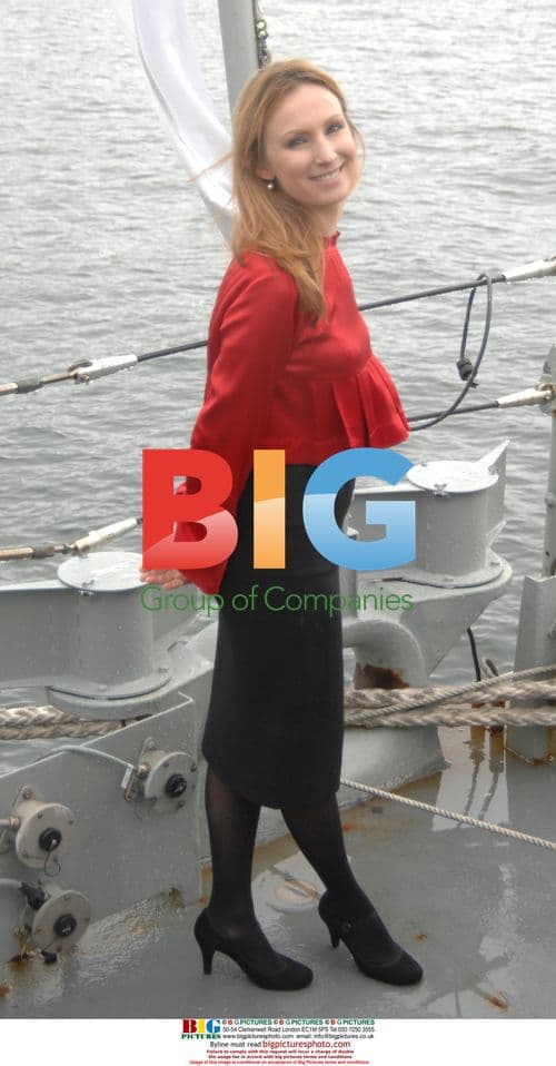 Lisa McCune on HMAS Melbourne for Sea Patrol