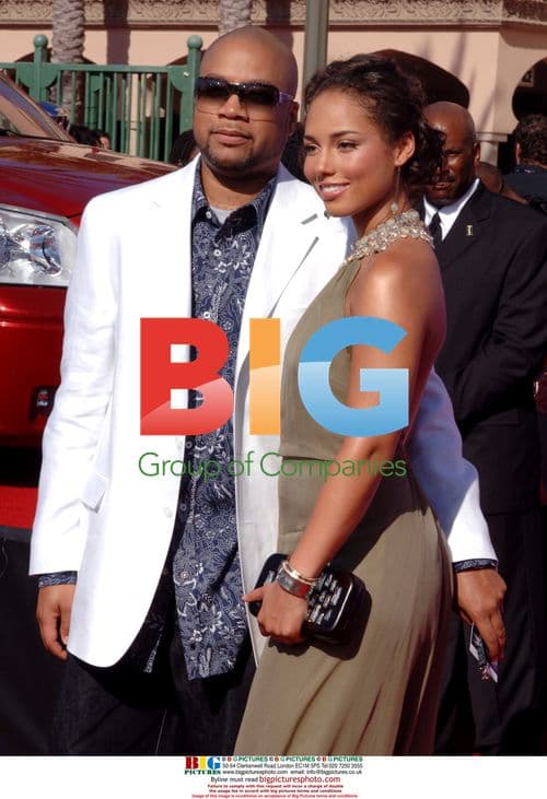 Alicia Keys and boyfriend at BET Awards 2007