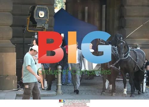 Brad Pitt filming Softbank commercial