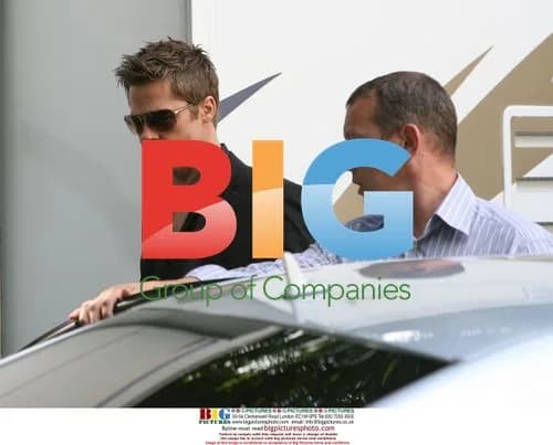 Brad Pitt Filming SoftBank Commercial