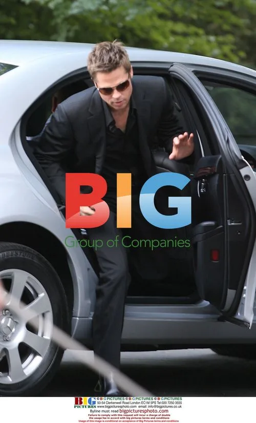 Brad Pitt Filming Softbank Commercial