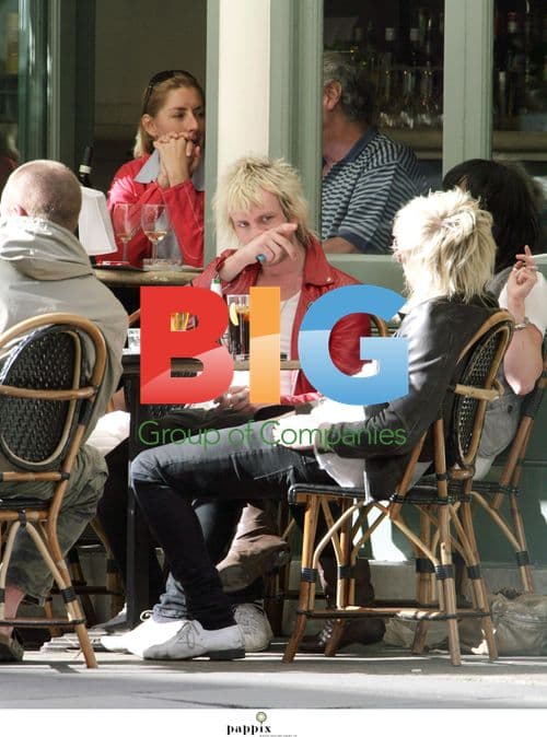 Animated Donny Tourette parties with band mate and mystery woman