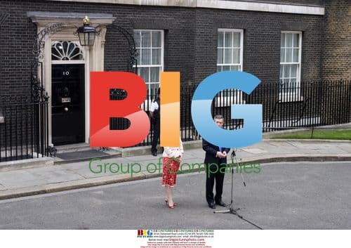 Gordon Brown Enters No 10 Downing Street