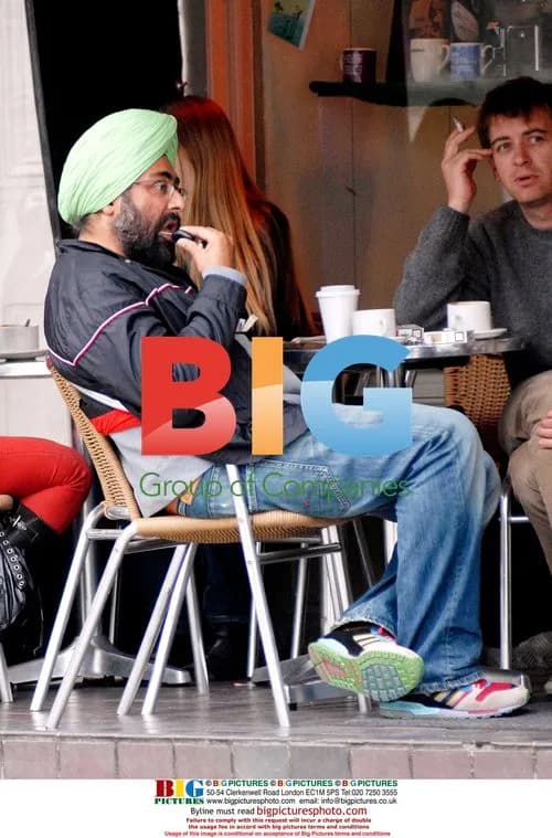 Hardeep Singh Kohli has coffee in Primrose Hill