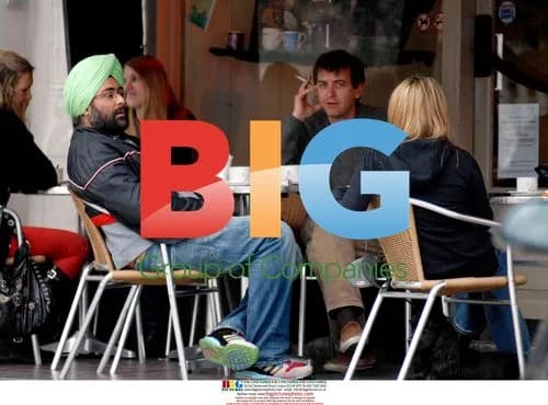 Hardeep Singh Kohli has coffee in London