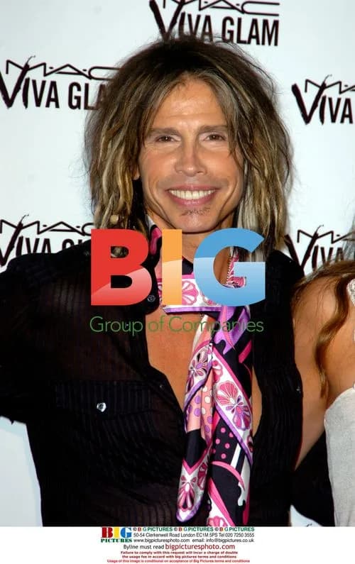 Steven Tyler at MAC Viva Glam Party
