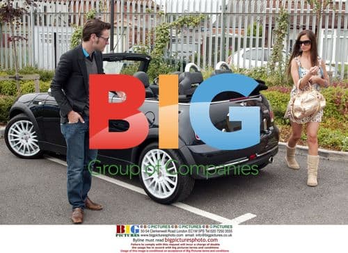 Preston and Chantelle with new Mini