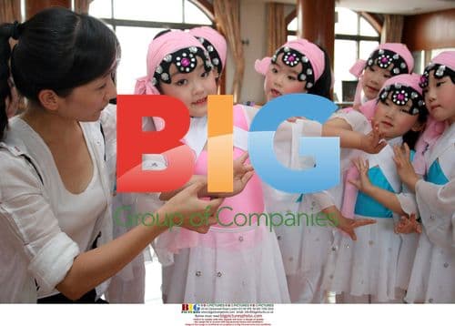 Kids of Business Kindergarten practice Peking opera