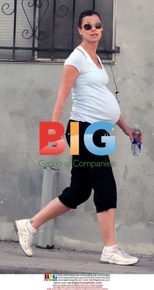 Bridget Moynihan Pregnant Stroll