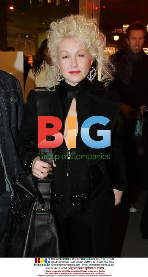 Cindy Lauper at Lancel Store Opening
