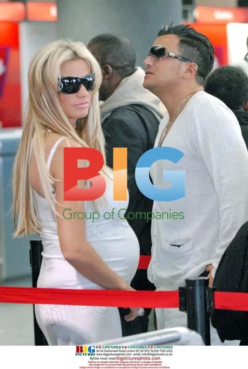 Katie Price and Peter Andre Depart LAX