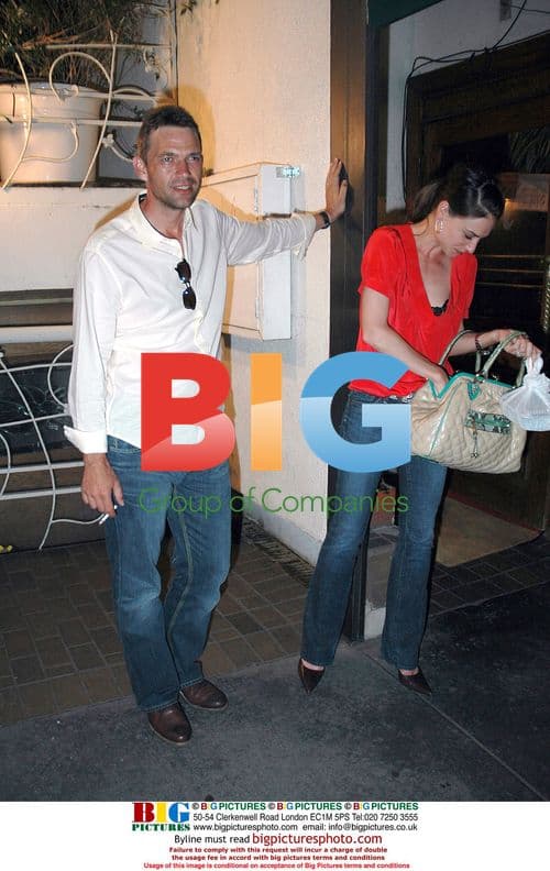 Douglay Scott and Claire Forlani at Madeos