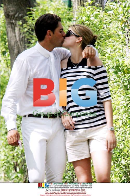 Athina Onassis and husband Alvaro de Miranda at horse show