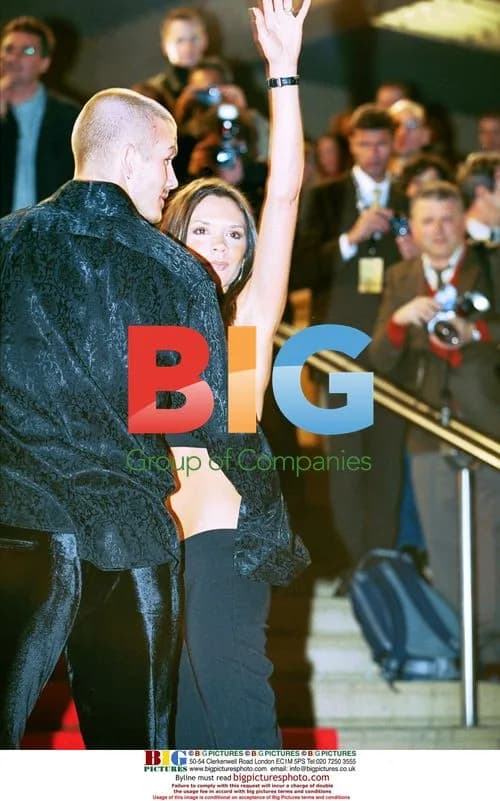 Beckhams at NRJ Music Awards, Cannes 2001
