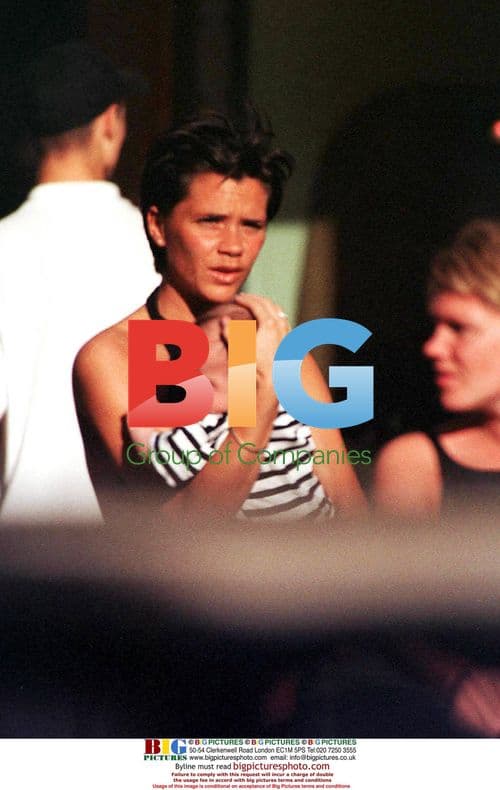 Beckhams on Holidays in Nice, France