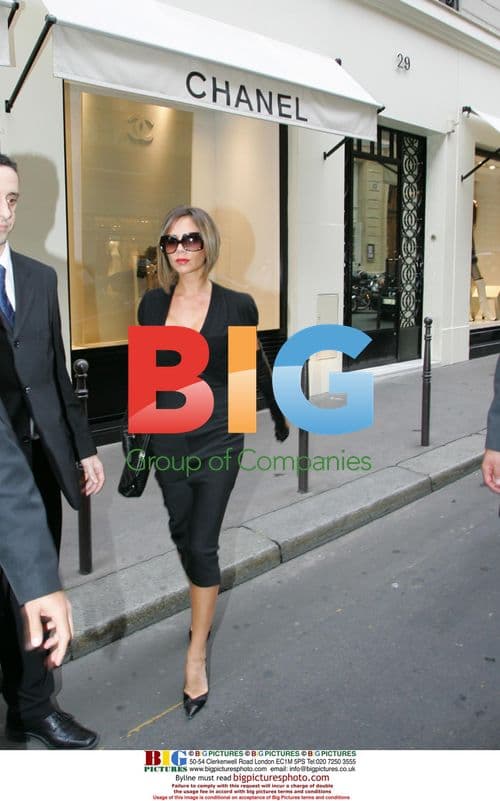 Victoria Beckham and Katie Holmes Shop in Paris
