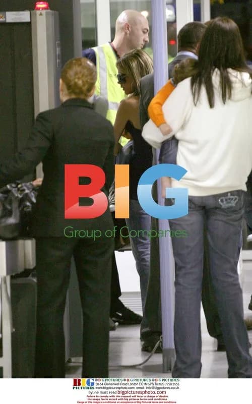 Beckham Family Departs Nice Airport