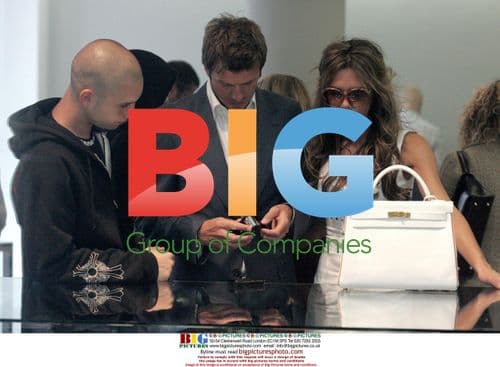 David and Victoria Beckham shop in Paris