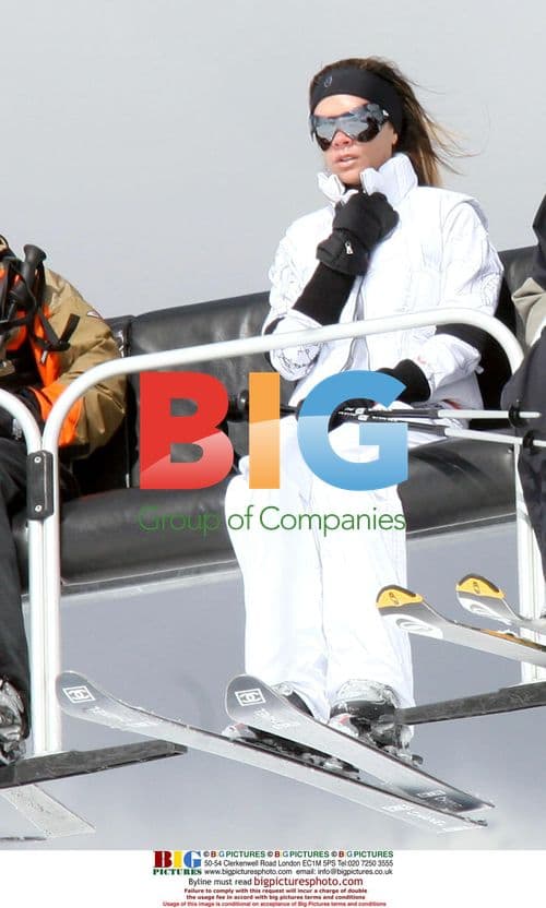 Victoria Beckham in Ski Outfit