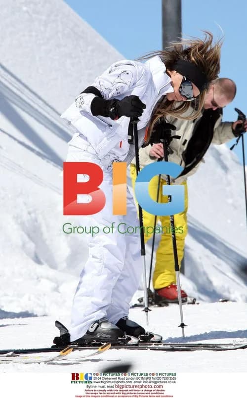 Victoria Beckham in Courchevel